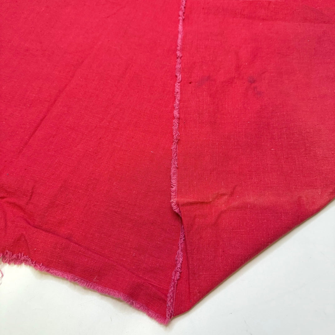 Canning Everything - Cotton Woven - Dark Pink - 1M Bundle - True Deadstock fabric Fabric by private - Sustainable Textile | FABCYCLE