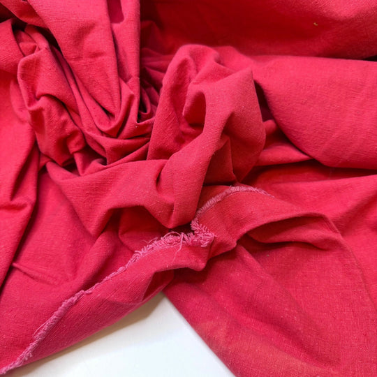 Canning Everything - Cotton Woven - Dark Pink - 1M Bundle - True Deadstock fabric Fabric by private - Sustainable Textile | FABCYCLE