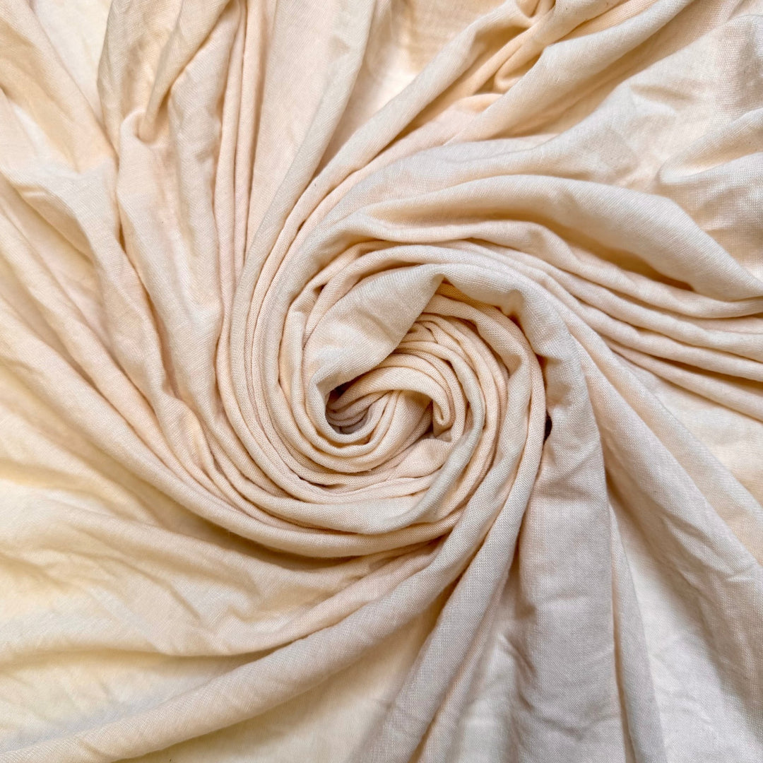 Cant Wait Till Next Year - Soy Blend Knit - Cream - 2M Bundle - True Deadstock fabric Fabric by private - Sustainable Textile | FABCYCLE