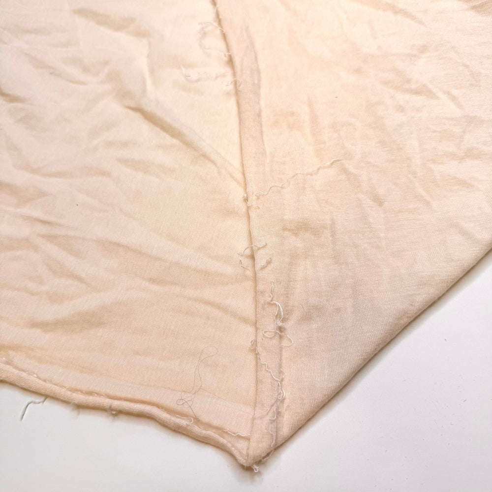 Cant Wait Till Next Year - Soy Blend Knit - Cream - 2M Bundle - True Deadstock fabric Fabric by private - Sustainable Textile | FABCYCLE