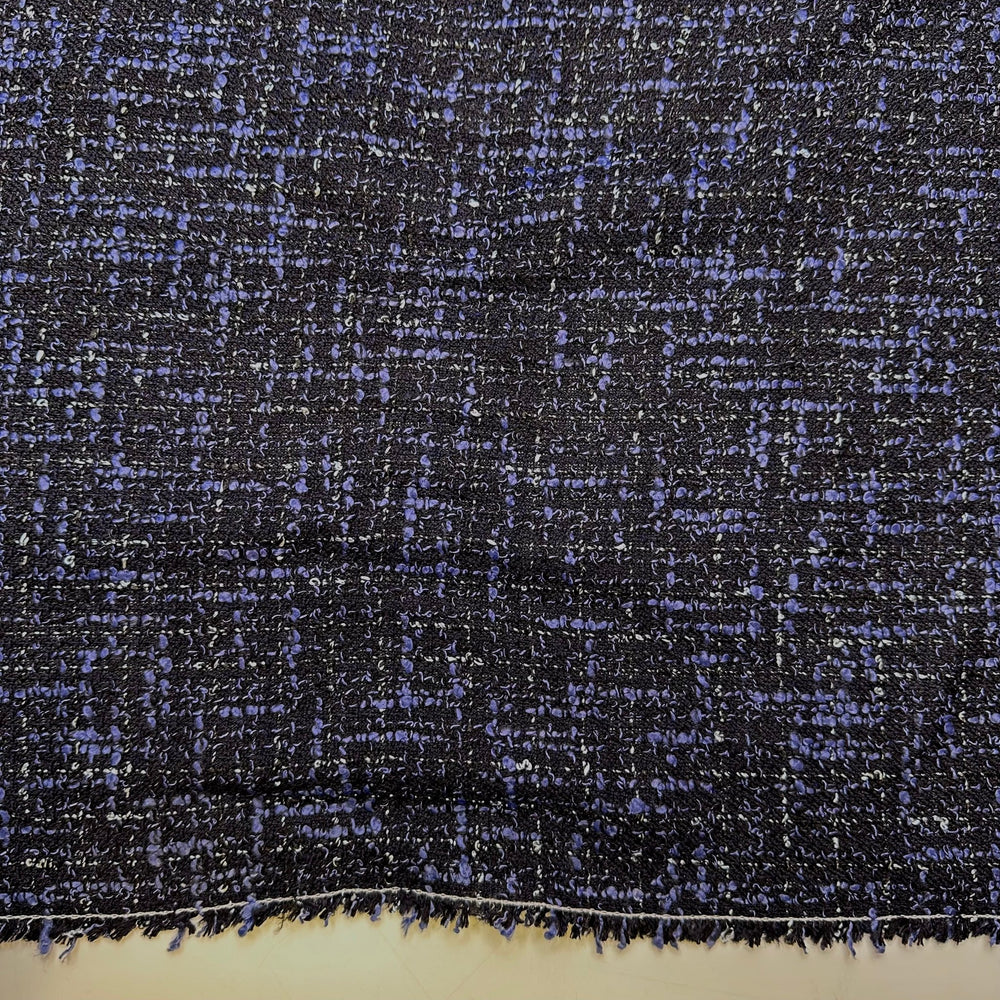 Car Camping - Polyester Blend Woven - Dark Navy/Blue - 3M Bundle - True Deadstock fabric Fabric by private - Sustainable Textile | FABCYCLE