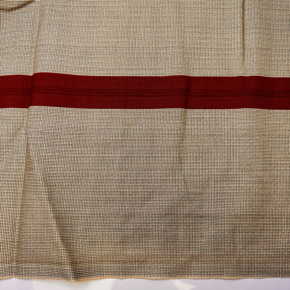 Caramel Drizzle - Poly/Cotton Woven - Beige Polka Dots - 2.25M Bundle - True Deadstock fabric Fabric by private - Sustainable Textile | FABCYCLE