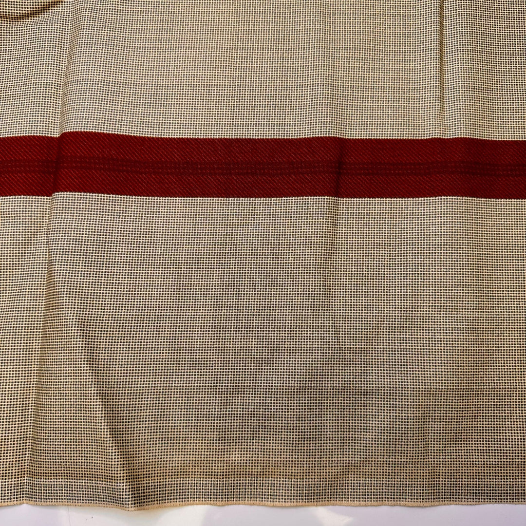Caramel Drizzle - Poly/Cotton Woven - Beige Polka Dots - 2.25M Bundle - True Deadstock fabric Fabric by private - Sustainable Textile | FABCYCLE