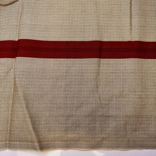 Caramel Drizzle - Poly/Cotton Woven - Beige Polka Dots - 2.25M Bundle - True Deadstock fabric Fabric by private - Sustainable Textile | FABCYCLE