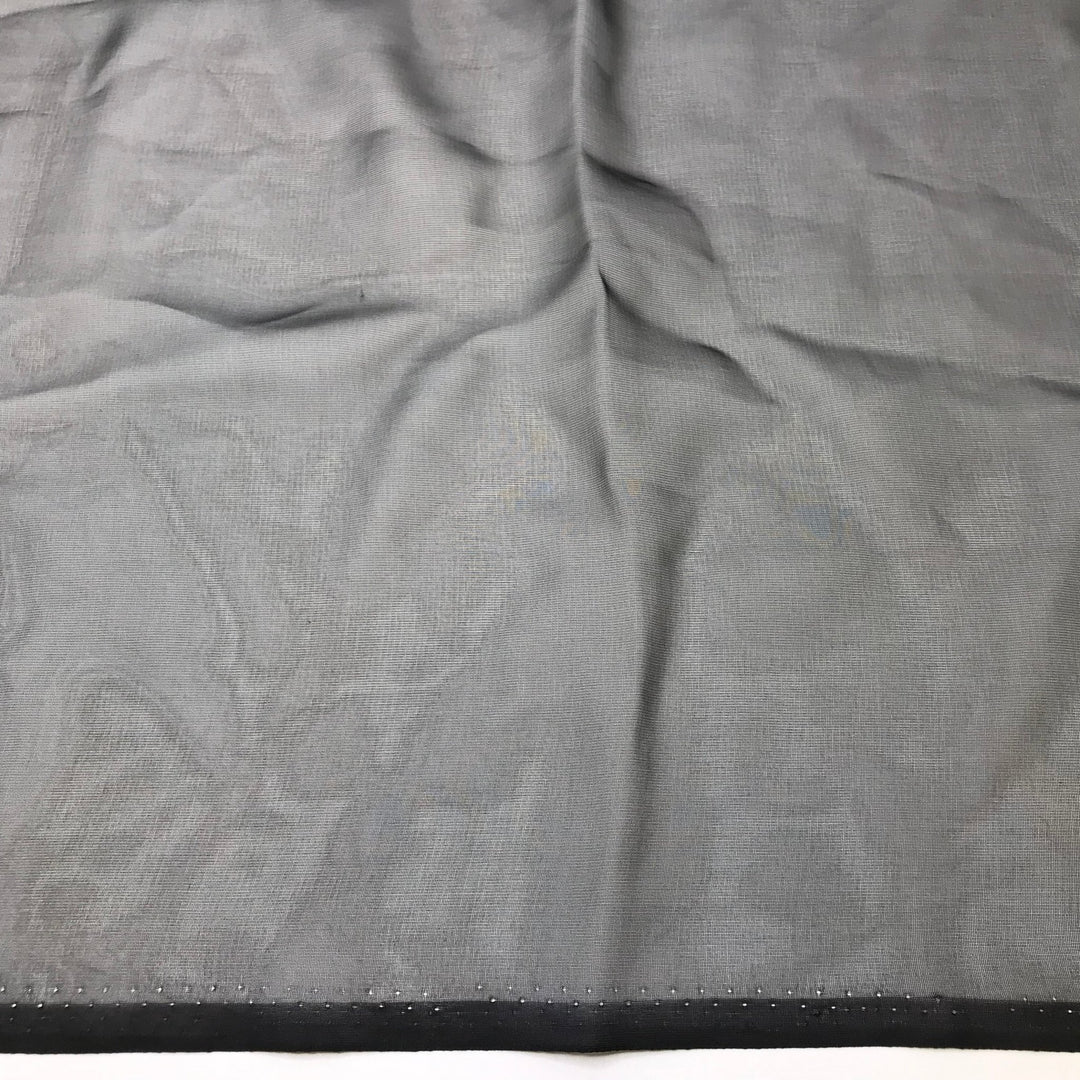 Cassette Tapes - Chiffon Poly Woven - Black - 3M Bundle - True Deadstock fabric Fabric by private - Sustainable Textile | FABCYCLE