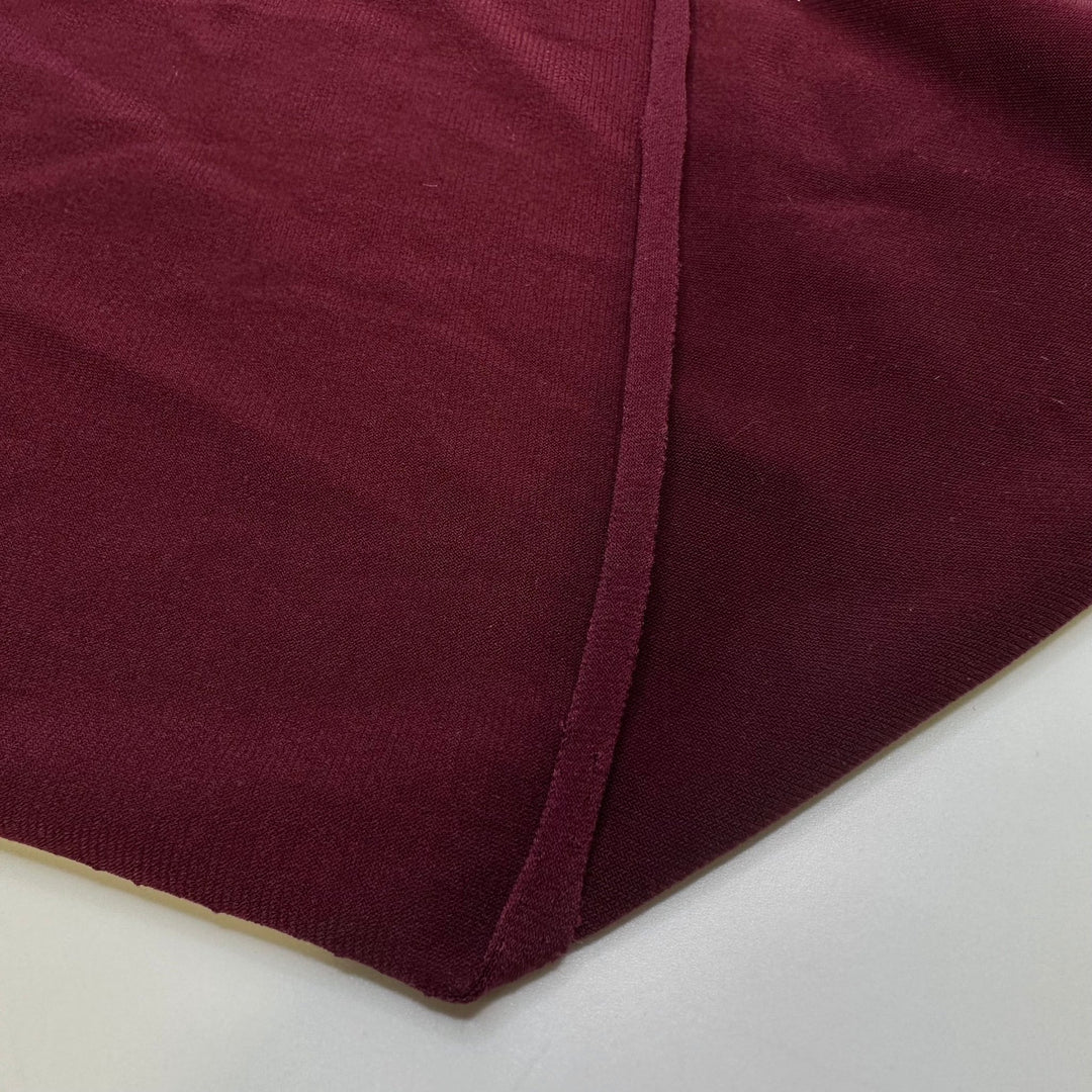 Casual Formalwear - Poly/Spandex Knit - Burgundy - 0.95M Bundle - True Deadstock fabric Fabric by private - Sustainable Textile | FABCYCLE