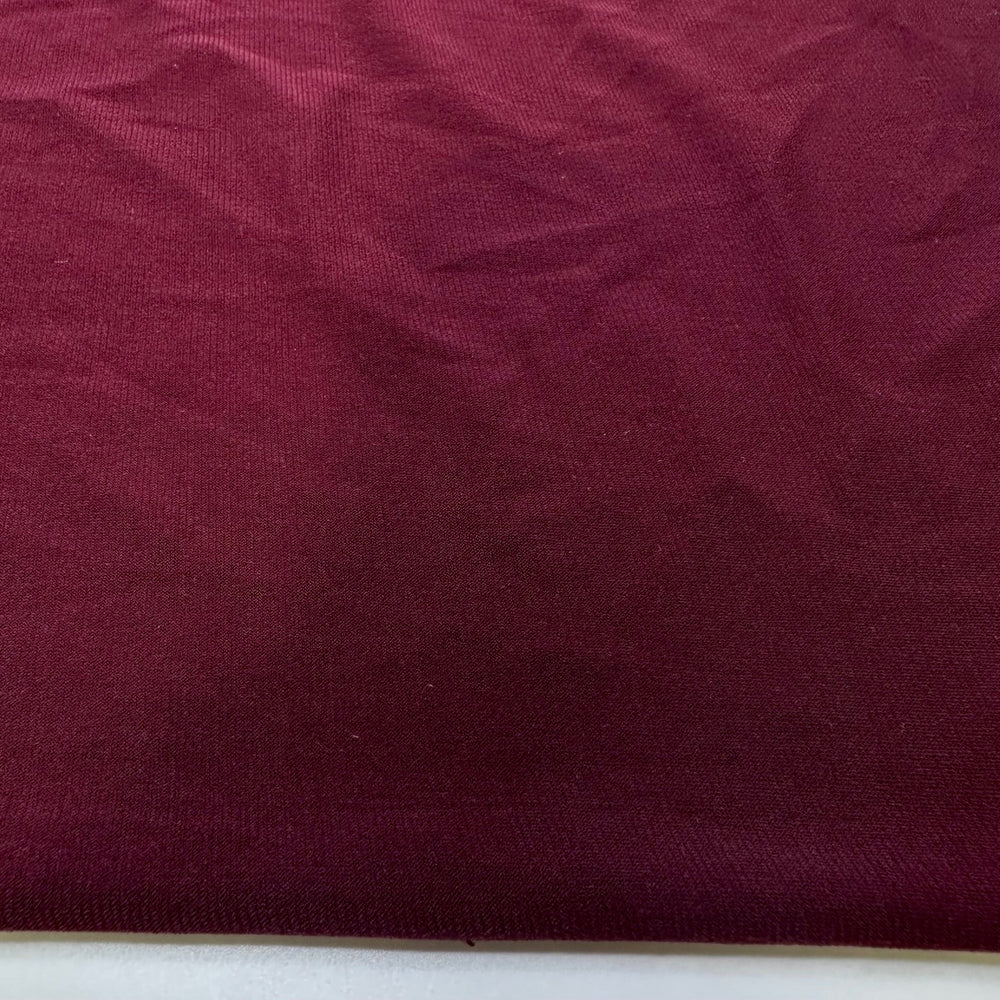 Casual Formalwear - Poly/Spandex Knit - Burgundy - 0.95M Bundle - True Deadstock fabric Fabric by private - Sustainable Textile | FABCYCLE