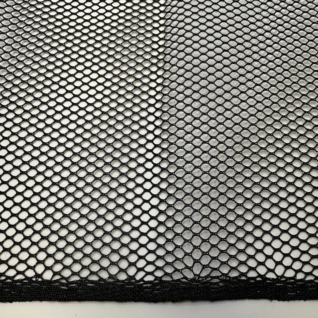 Catch And Release - Mesh Poly Knit - Black - 1.7M Bundle - True Deadstock fabric Fabric by private - Sustainable Textile | FABCYCLE