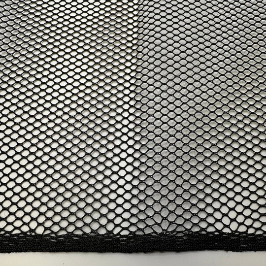 Catch And Release - Mesh Poly Knit - Black - 1.7M Bundle - True Deadstock fabric Fabric by private - Sustainable Textile | FABCYCLE