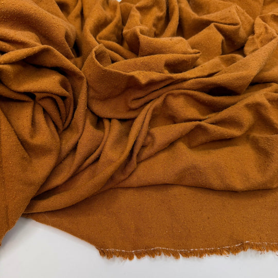 Celebrating Sewists - Slub Silk Woven - Light Brown - 1.5M Bundle - True Deadstock fabric Fabric by private - Sustainable Textile | FABCYCLE