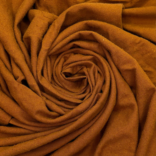 Celebrating Sewists - Slub Silk Woven - Light Brown - 1.5M Bundle - True Deadstock fabric Fabric by private - Sustainable Textile | FABCYCLE