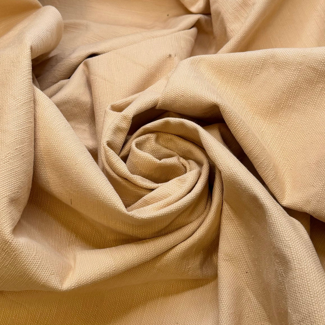 Challah - Cotton Woven - Light Beige - 3.7M Bundle - True Deadstock fabric Fabric by private - Sustainable Textile | FABCYCLE