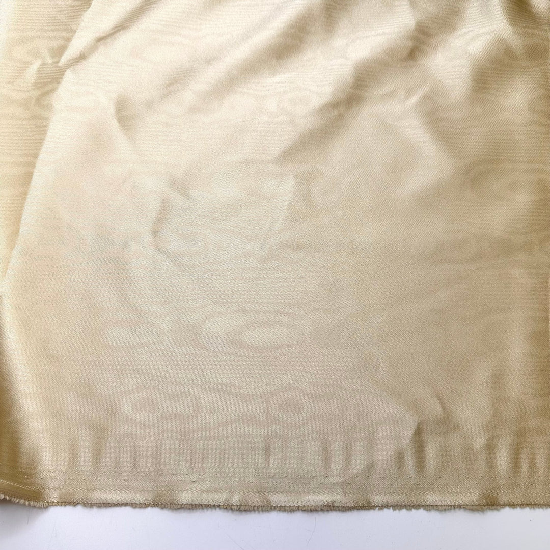 Champagne Goals - Sateen Poly Woven - Champagne Moire - 2M Bundle - True Deadstock fabric Fabric by private - Sustainable Textile | FABCYCLE