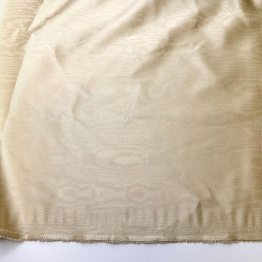 Champagne Goals - Sateen Poly Woven - Champagne Moire - 2M Bundle - True Deadstock fabric Fabric by private - Sustainable Textile | FABCYCLE