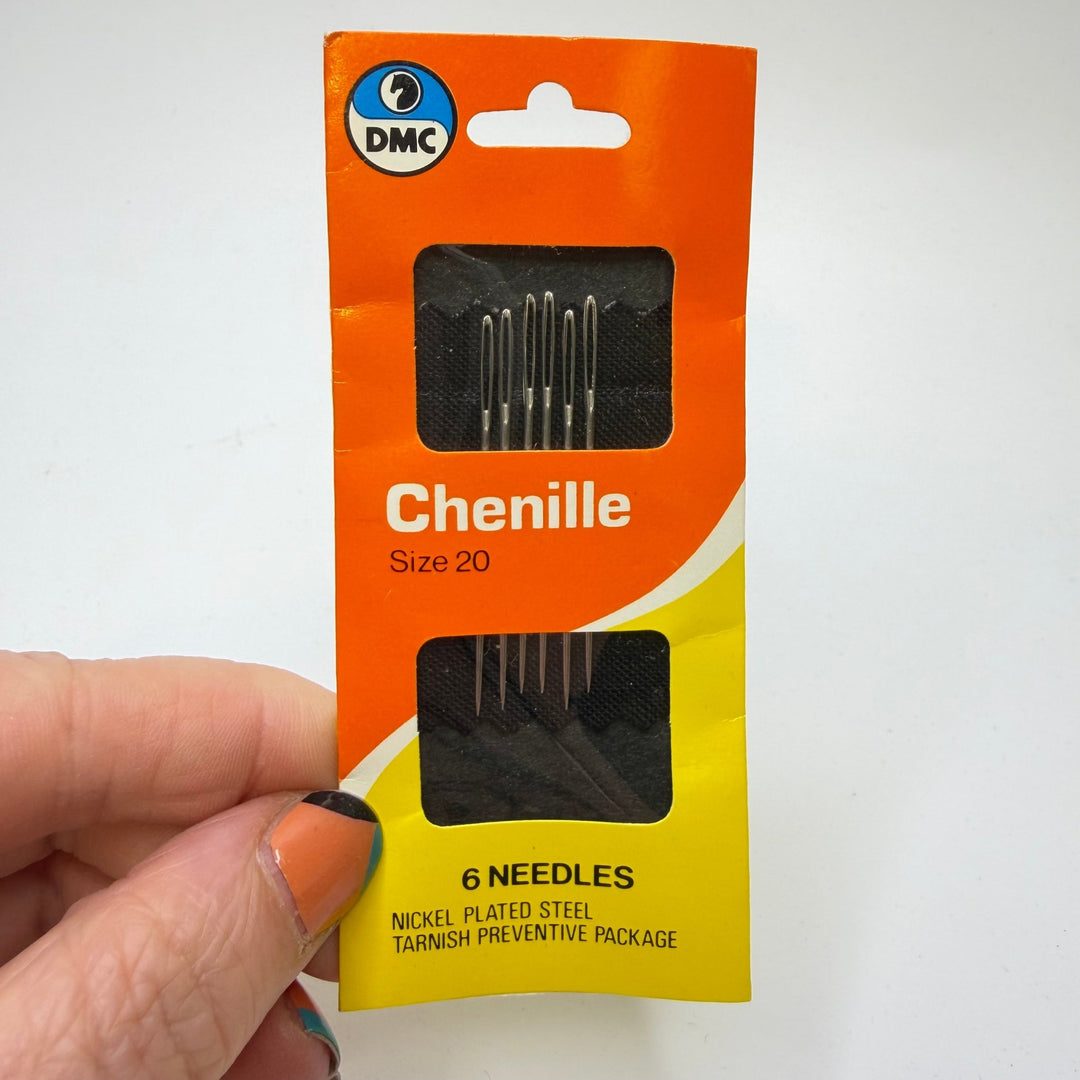 Chanille Sewing Needles Notions - Silver - 6 Pack - True Deadstock supplies Fabric by private - Sustainable Textile | FABCYCLE