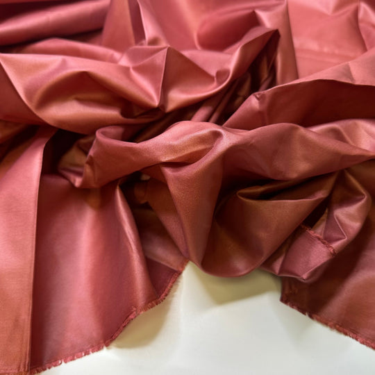 Chapped Lips - Nylon Blend Woven - Red - 1.5M Bundle - True Deadstock fabric Fabric by private - Sustainable Textile | FABCYCLE