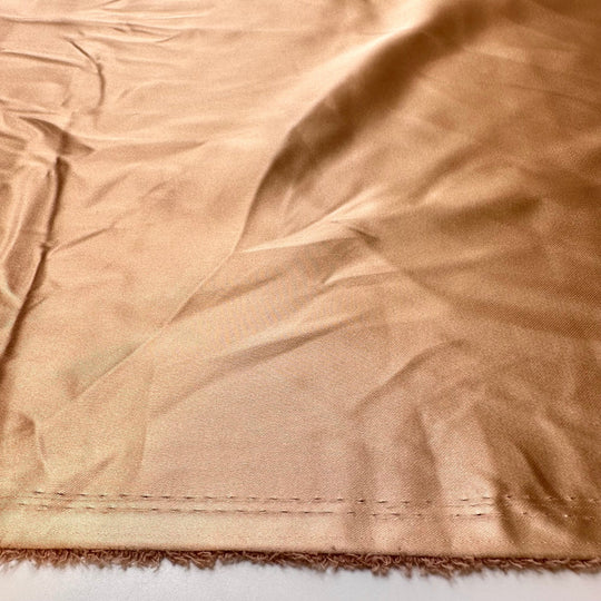 Charisma - Satin Polyester Blend Woven - Light Beige - Bundles - True Deadstock fabric Fabric by private - Sustainable Textile | FABCYCLE