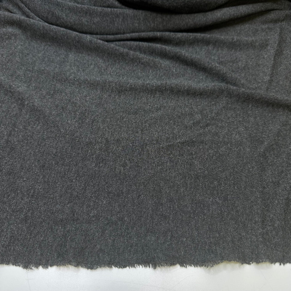Charred Elephant - Rib Knit Bamboo/Cotton Knit - Dark Grey - Bundles - True Deadstock fabric Fabric by private - Sustainable Textile | FABCYCLE