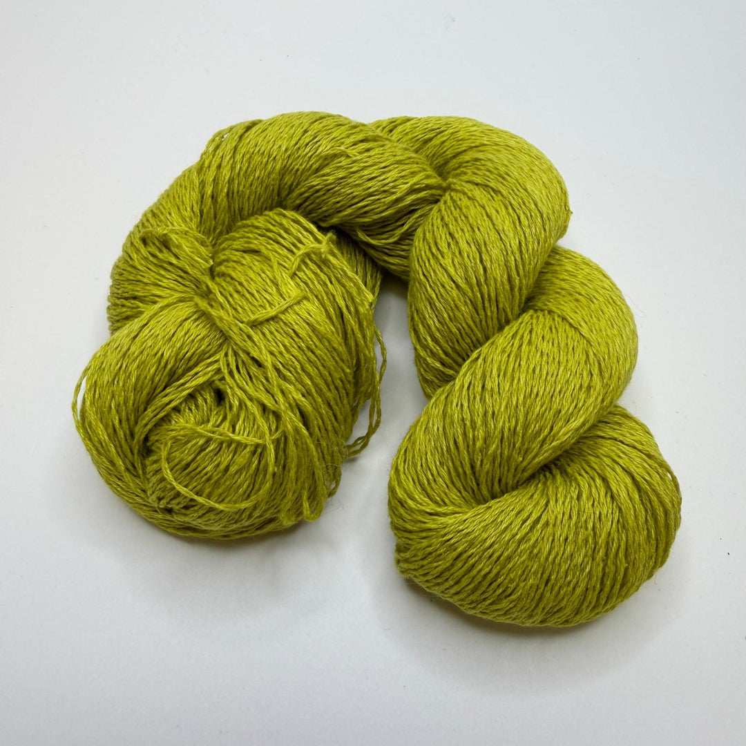 Chartreuse Cotton Yarn - Chartreuse Green - Individual - True Deadstock supplies Fabric by private - Sustainable Textile | FABCYCLE