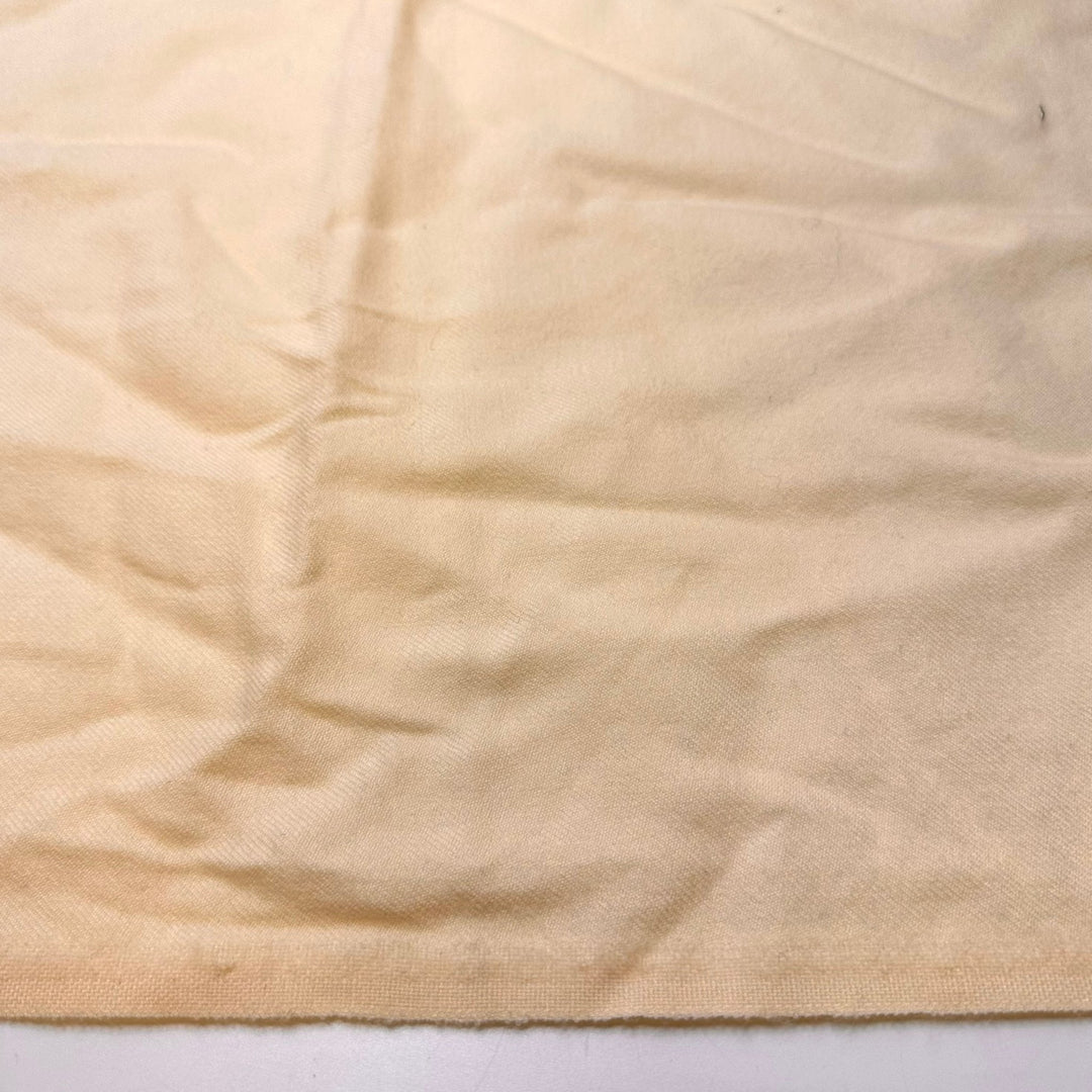Checking The Itinerary - Wool Woven - Dark Cream - 1.4M Bundle - True Deadstock fabric Fabric by private - Sustainable Textile | FABCYCLE