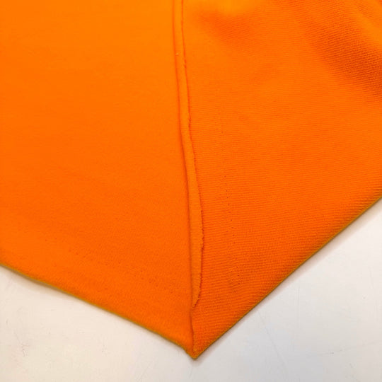 Cheesy Comfort Movies - Polartec Fleece Poly/Spandex Knit - Orange - Bundles - True Deadstock fabric Fabric by private - Sustainable Textile | FABCYCLE