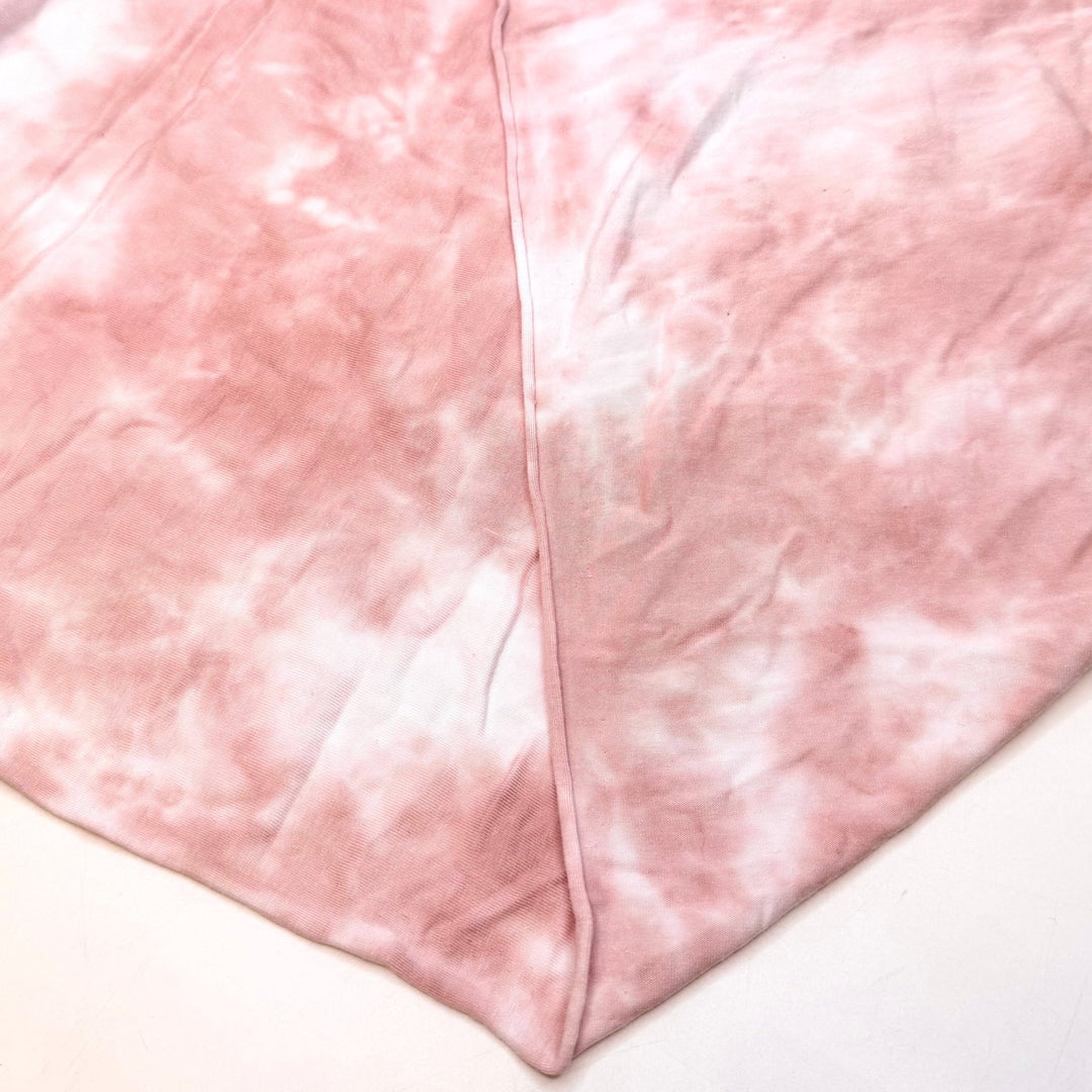 Cherry Blossom Petals - Jersey Bamboo Knit - White/Pink Tie Dye - 3M Bundle - True Deadstock fabric Fabric by private - Sustainable Textile | FABCYCLE