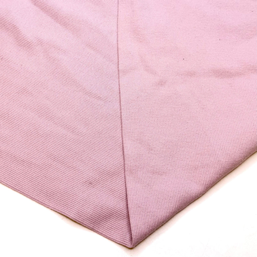 Cherry Blossom - Tubular Rib Knit Cotton Blend Knit - Pale Pink - 1.5M Bundle - True Deadstock fabric Fabric by private - Sustainable Textile | FABCYCLE