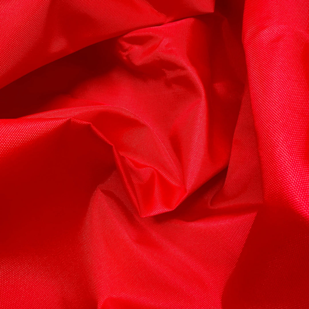Cherry On Top Of A Crazy Year - Goretex Basket Weave Poly/PU Woven - Red - 2.9M Bundle - True Deadstock fabric Fabric by private - Sustainable Textile | FABCYCLE