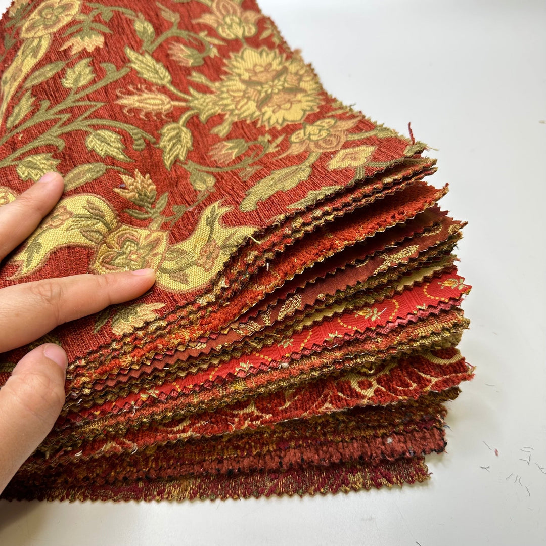 Cherry Pie - Home Décor Sample Books - Square - True Deadstock fabric Fabric by private - Sustainable Textile | FABCYCLE