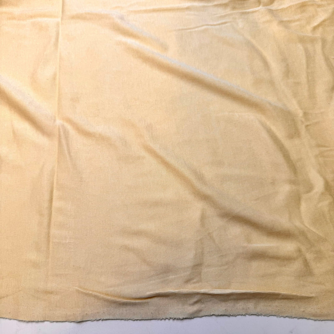 Chicken Of The Woods - Jersey Cotton/Soy Knit - Dark Cream - 1.6M Bundle - True Deadstock fabric Fabric by private - Sustainable Textile | FABCYCLE