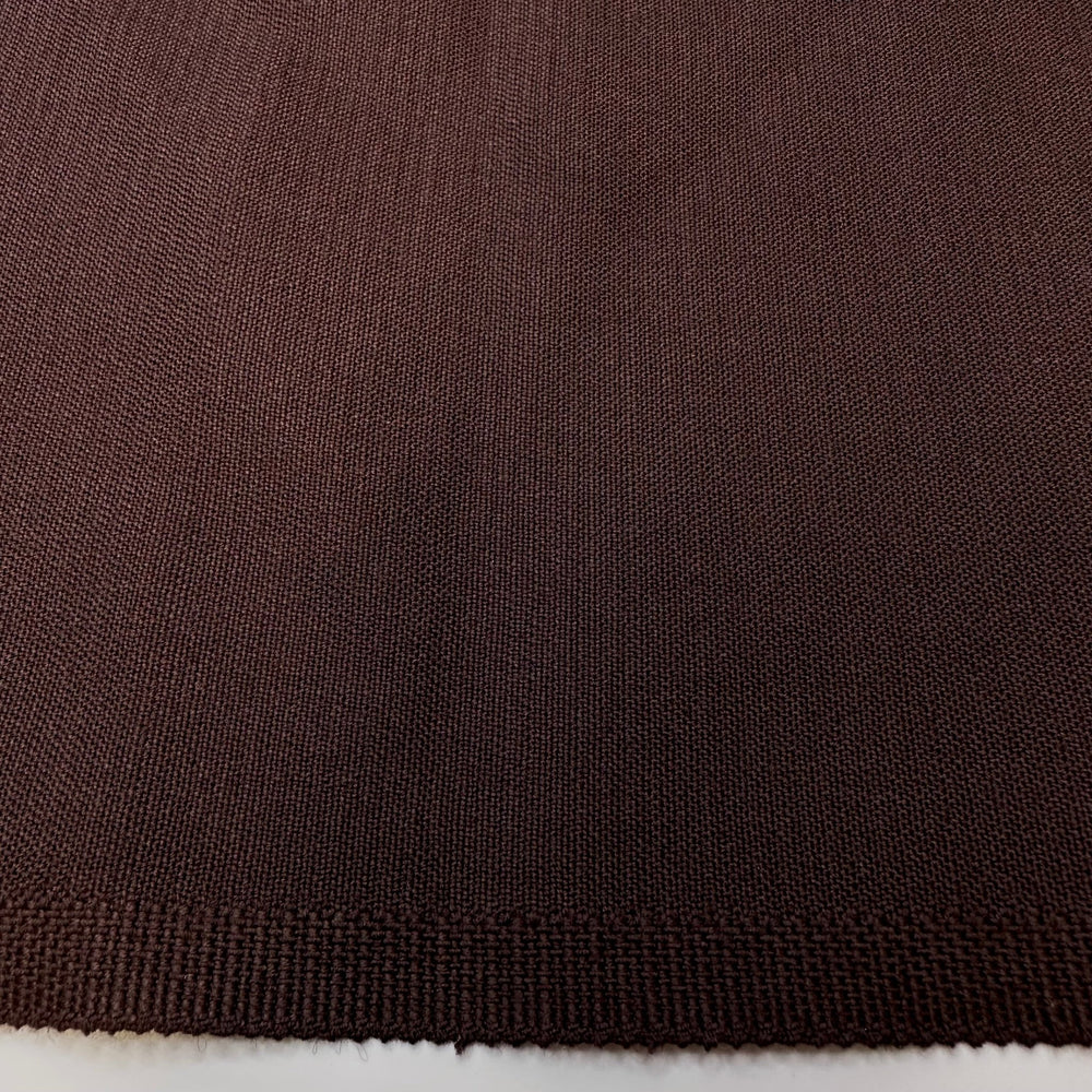 Chocolate Dipped Soft Serve - Twill Weave Wool Woven - Dark Brown - 2.8M Bundle - True Deadstock fabric Fabric by private - Sustainable Textile | FABCYCLE