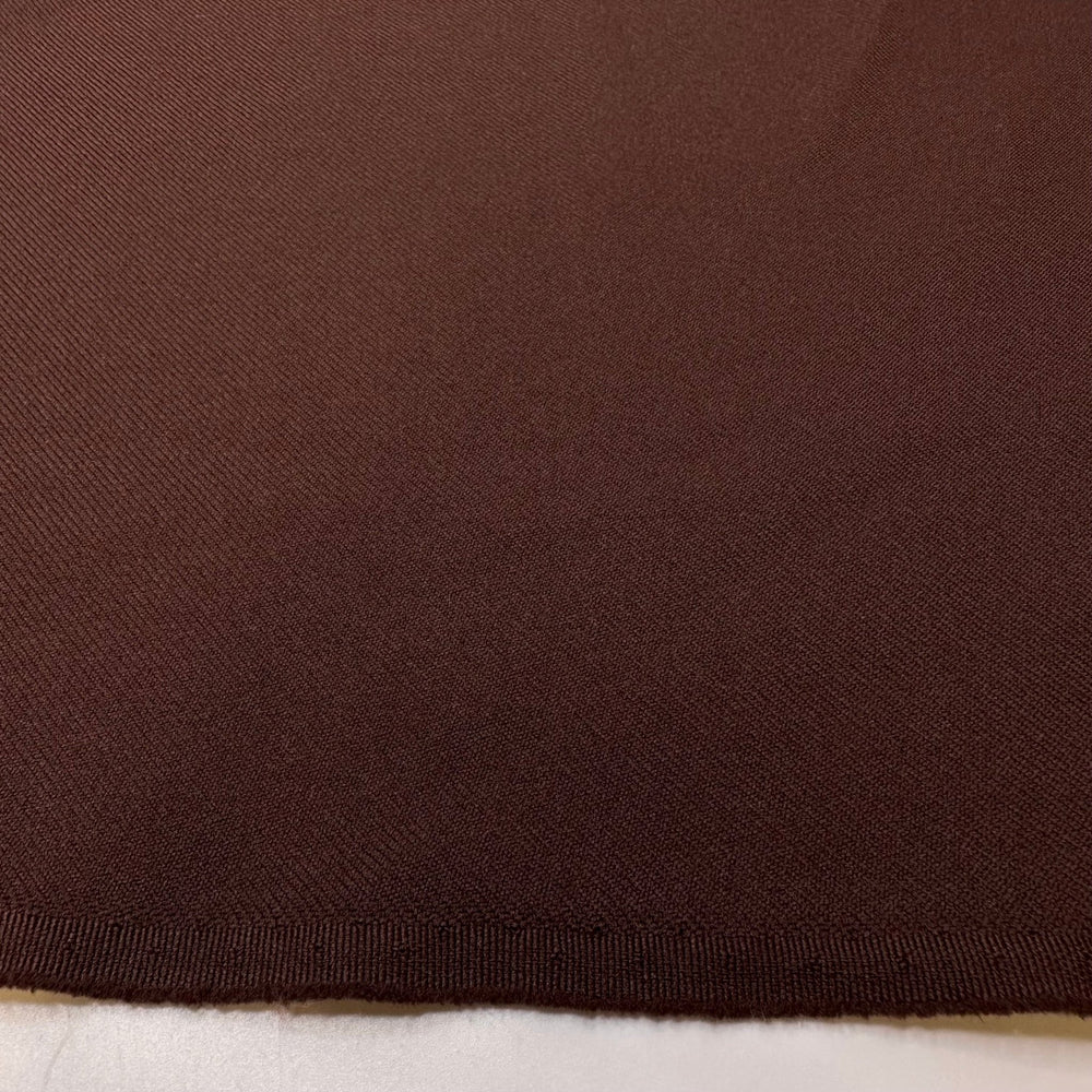 Chocolate Fountain - Polyester Blend Woven - Brown - 0.95M Bundle - True Deadstock fabric Fabric by private - Sustainable Textile | FABCYCLE