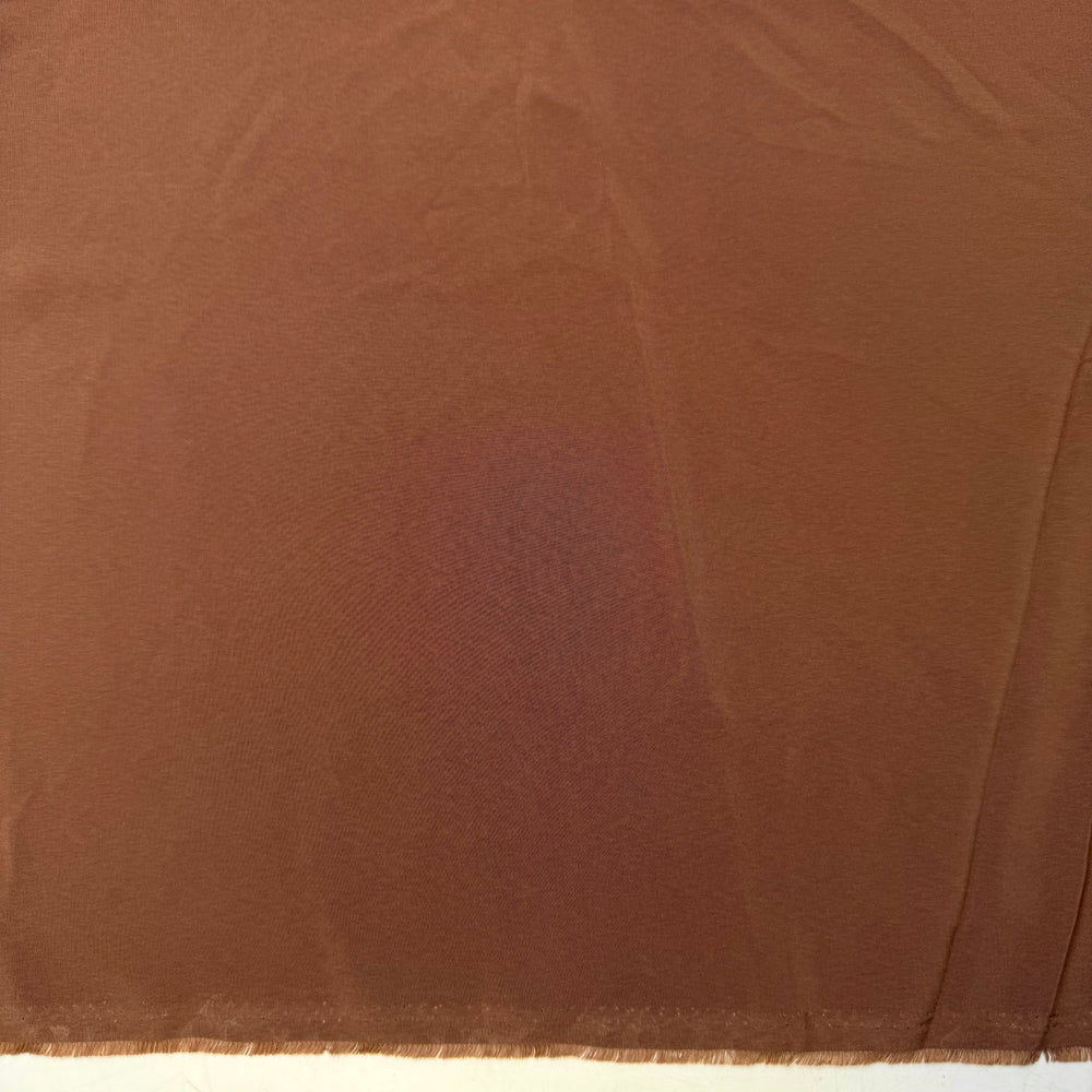 Chocolate Fountain - Polyester Blend Woven - Brown - 2.45M Bundle - True Deadstock fabric Fabric by private - Sustainable Textile | FABCYCLE