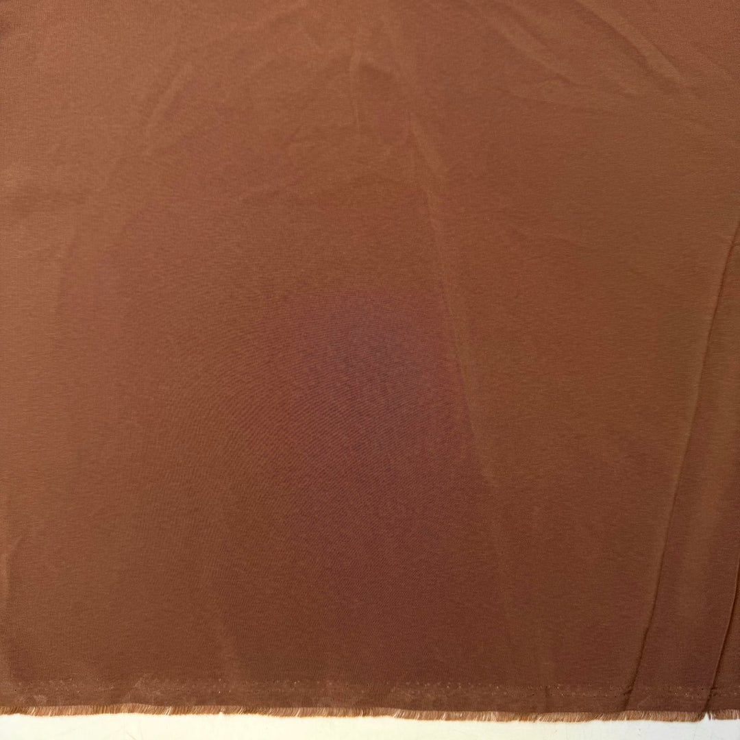 Chocolate Fountain - Polyester Blend Woven - Brown - 2.45M Bundle - True Deadstock fabric Fabric by private - Sustainable Textile | FABCYCLE