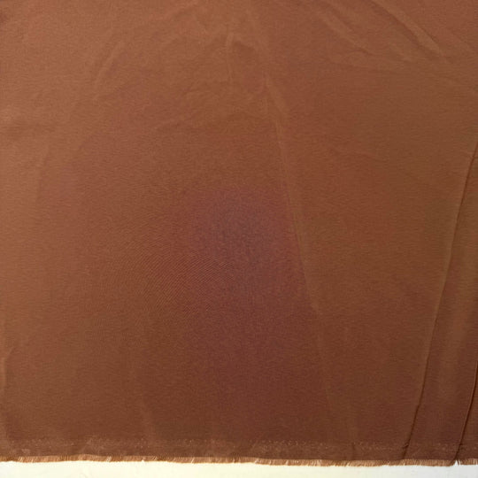 Chocolate Fountain - Polyester Blend Woven - Brown - 2.45M Bundle - True Deadstock fabric Fabric by private - Sustainable Textile | FABCYCLE