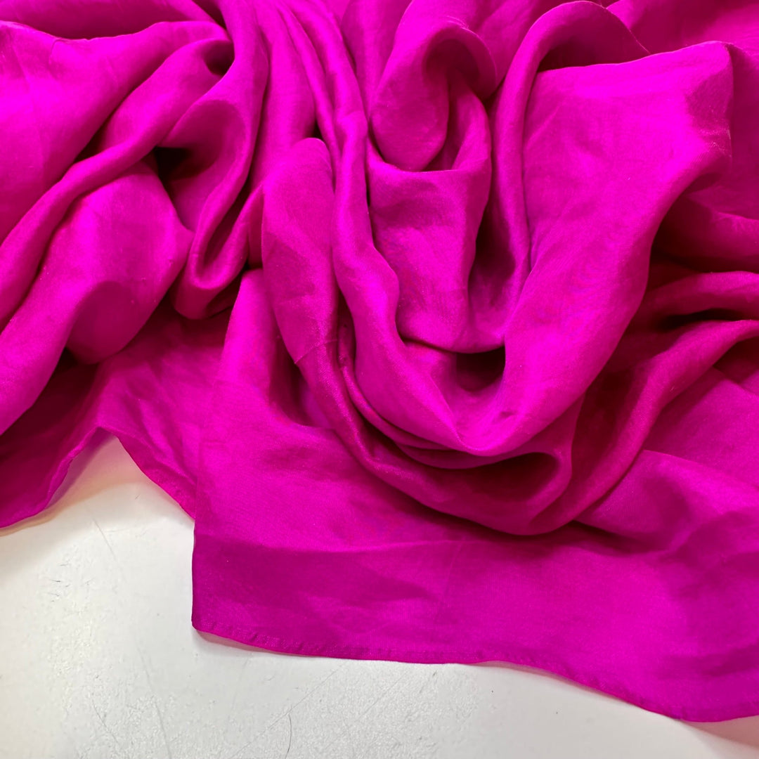 Chosen Family - Silk Woven - Pink - 3M Bundle - True Deadstock fabric Fabric by private - Sustainable Textile | FABCYCLE