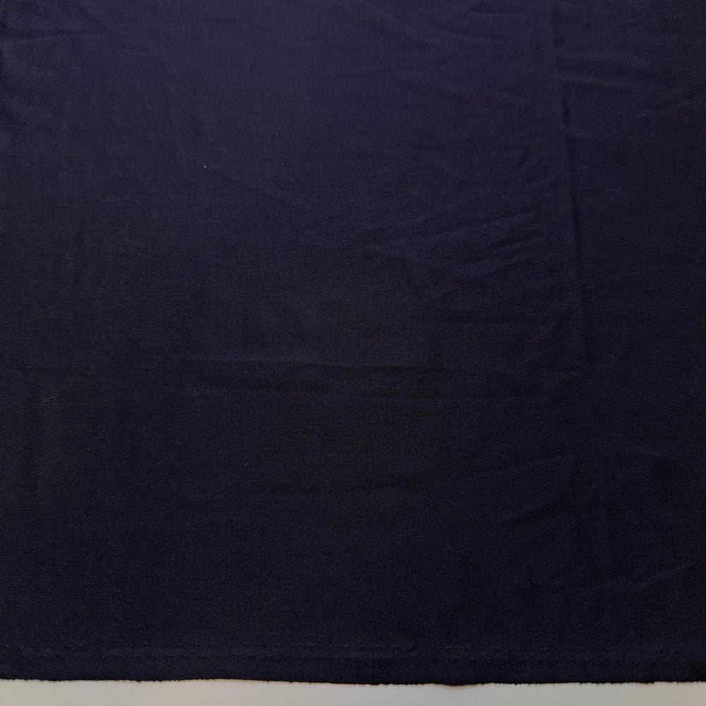Christmas Carp - Polyester Blend Knit - Navy - 2M Bundle - True Deadstock fabric Fabric by private - Sustainable Textile | FABCYCLE