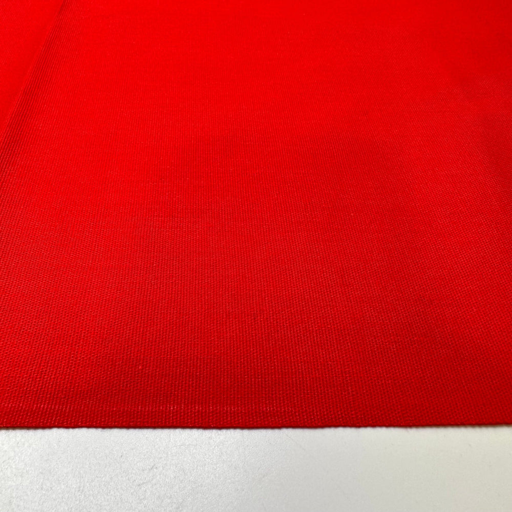 Christmas Crafts - Cotton Blend Woven - Red - 1.85M Bundle - True Deadstock fabric Fabric by private - Sustainable Textile | FABCYCLE