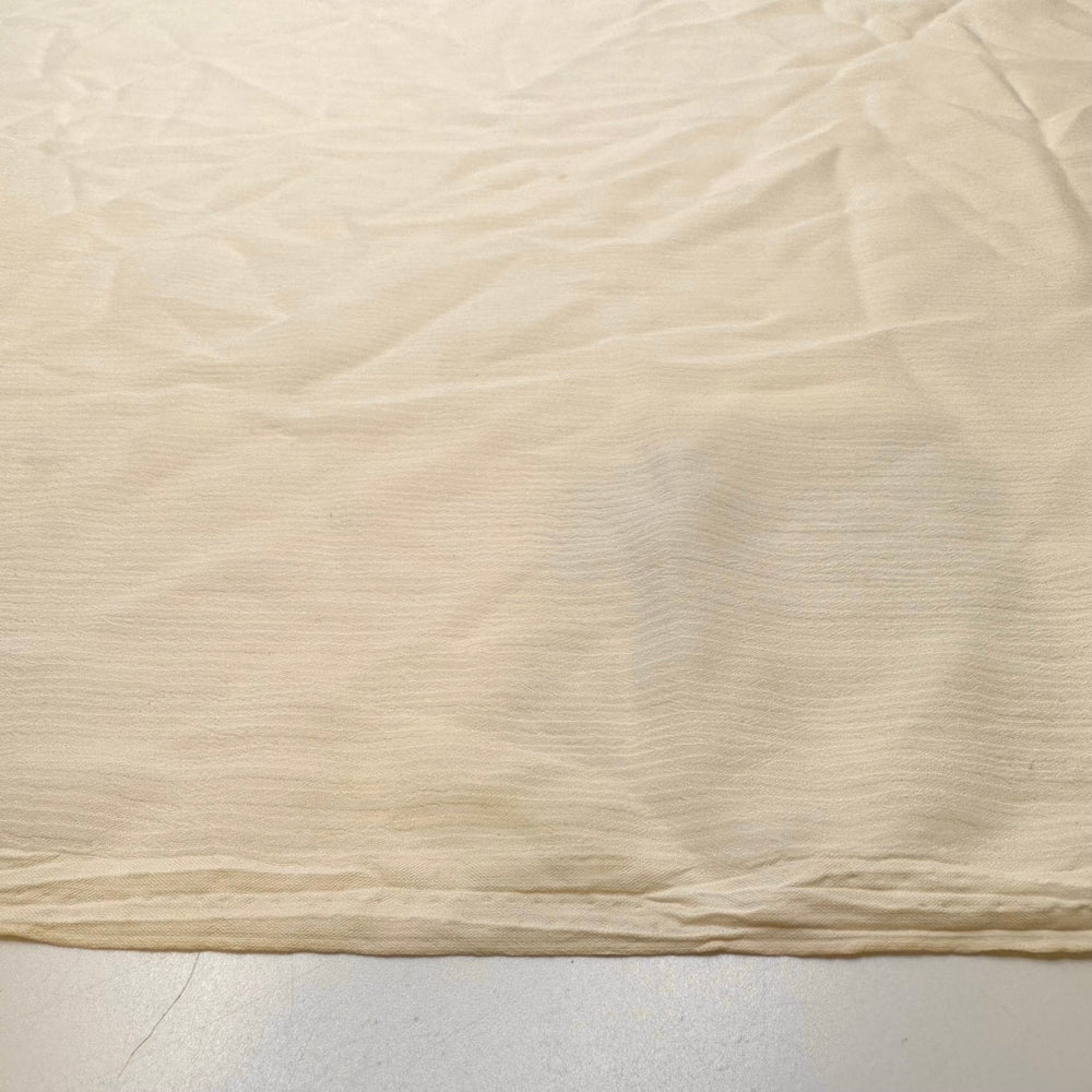 Christmas Desserts - Crepe Poly Woven - Cream - 2M Bundle - True Deadstock fabric Fabric by private - Sustainable Textile | FABCYCLE