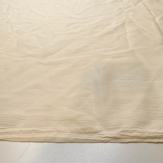Christmas Desserts - Crepe Poly Woven - Cream - 2M Bundle - True Deadstock fabric Fabric by private - Sustainable Textile | FABCYCLE