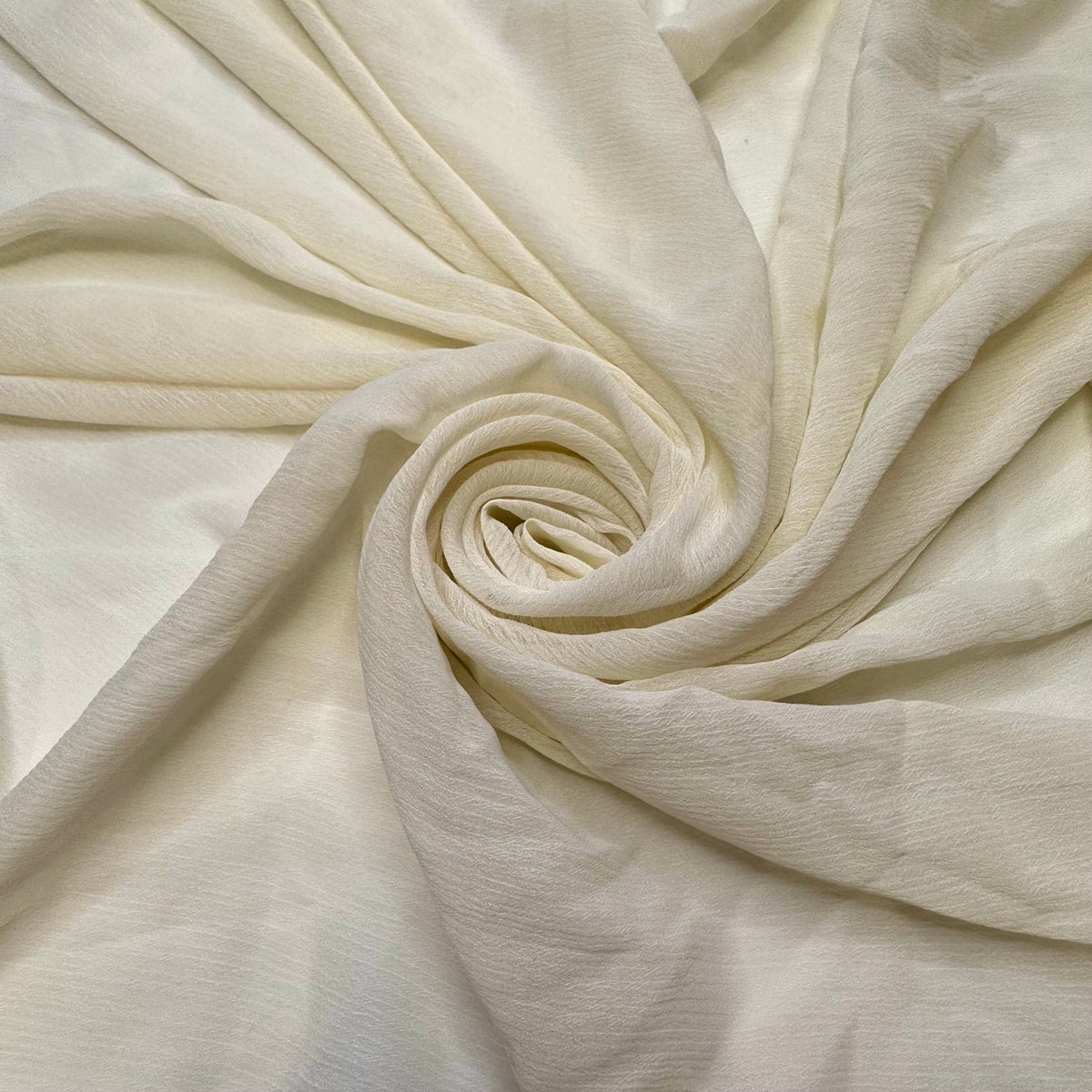 Christmas Desserts - Crepe Poly Woven - Cream - 2M Bundle - True Deadstock fabric Fabric by private - Sustainable Textile | FABCYCLE