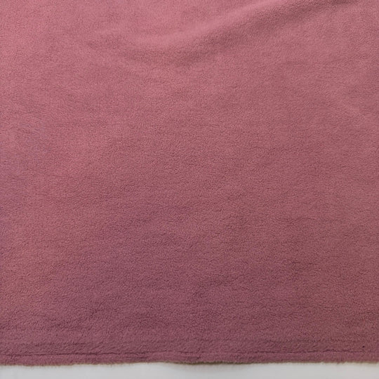 Christmas Ham - Fleece Polyester Blend Knit - Dark Pink - 1.4M Bundle - True Deadstock fabric Fabric by private - Sustainable Textile | FABCYCLE