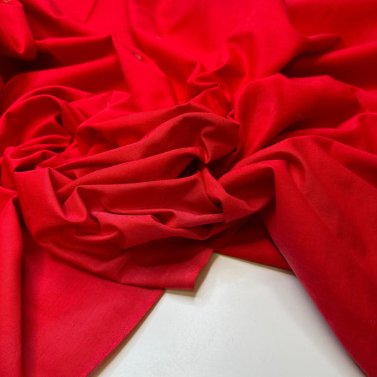 Christmas Napkins - Cotton Woven - Red - 3.45M Bundle - True Deadstock fabric Fabric by private - Sustainable Textile | FABCYCLE