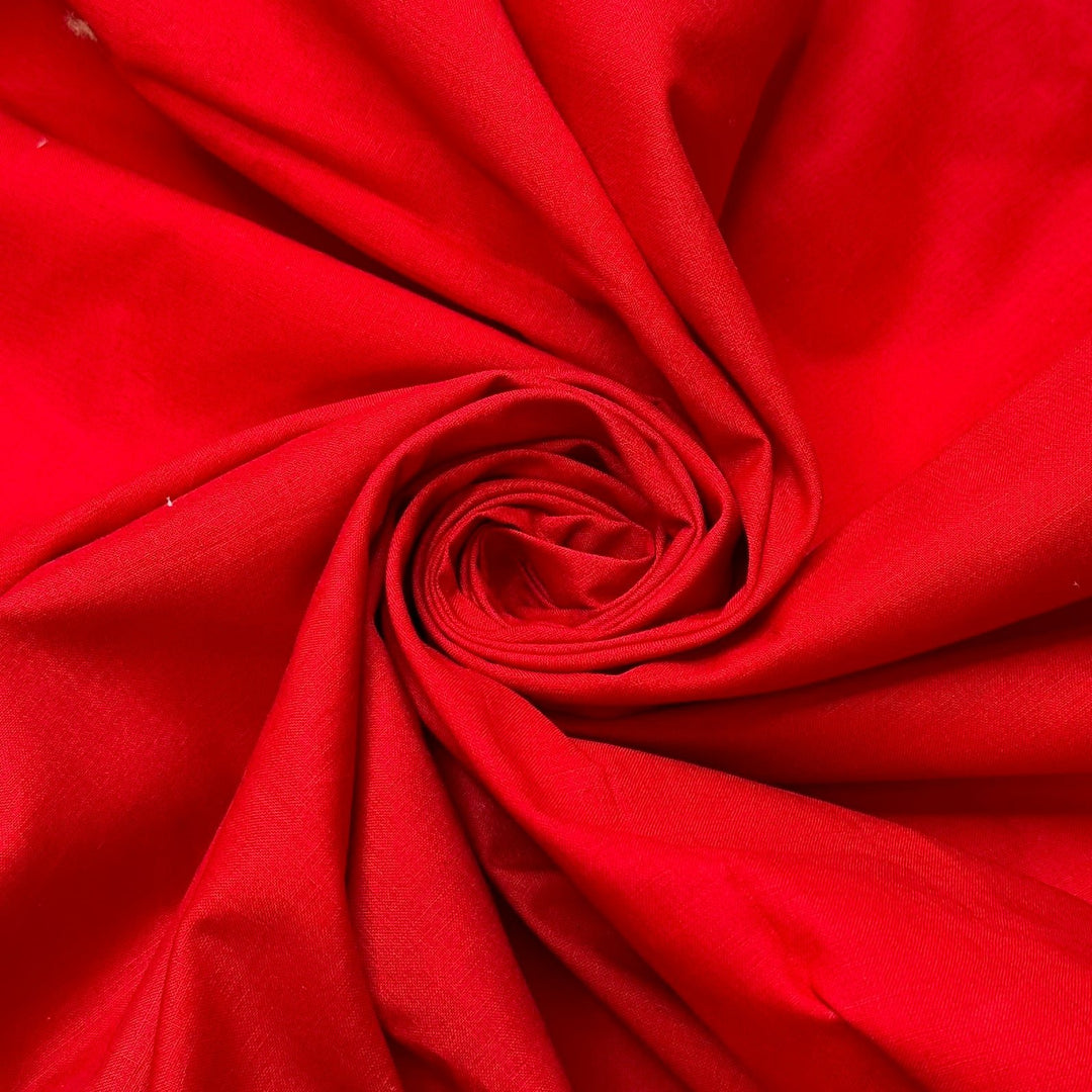 Christmas Napkins - Cotton Woven - Red - 3.45M Bundle - True Deadstock fabric Fabric by private - Sustainable Textile | FABCYCLE
