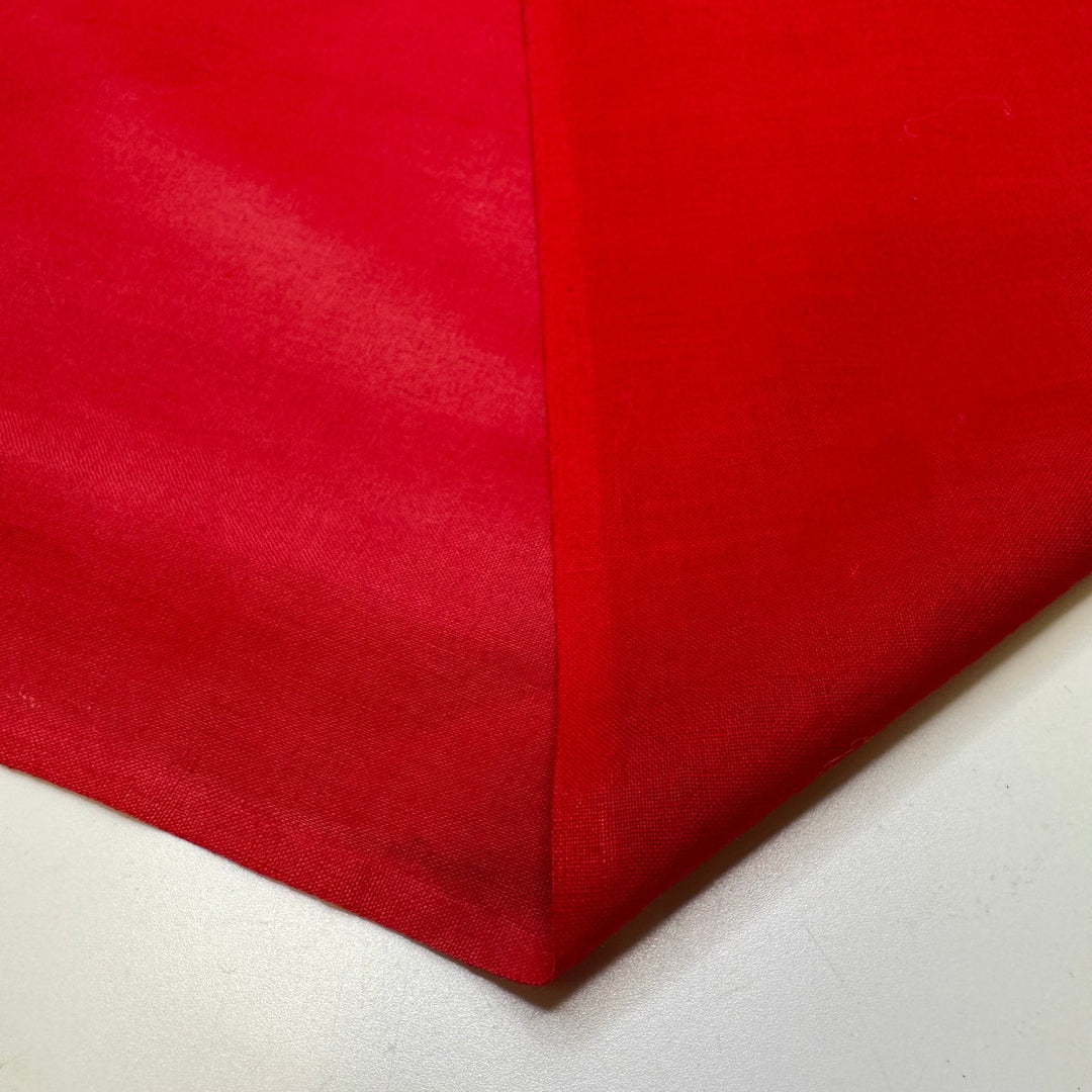 Christmas Napkins - Cotton Woven - Red - 3.45M Bundle - True Deadstock fabric Fabric by private - Sustainable Textile | FABCYCLE