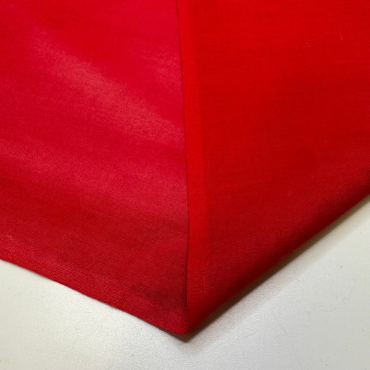 Christmas Napkins - Cotton Woven - Red - 3.45M Bundle - True Deadstock fabric Fabric by private - Sustainable Textile | FABCYCLE