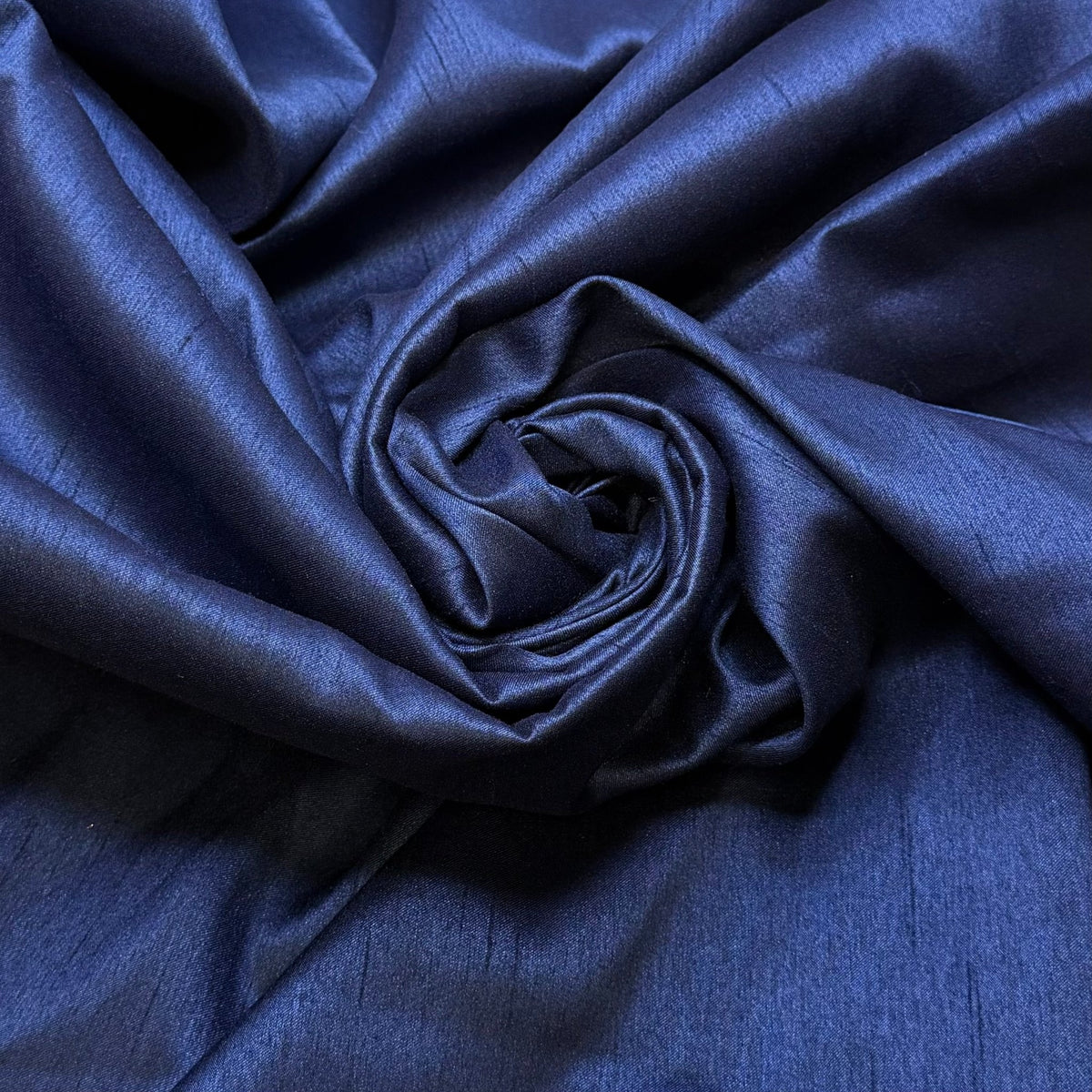 Christmas Potluck - Polyester Blend Woven - Navy - 1.4M Bundle - True Deadstock fabric Fabric by private - Sustainable Textile | FABCYCLE