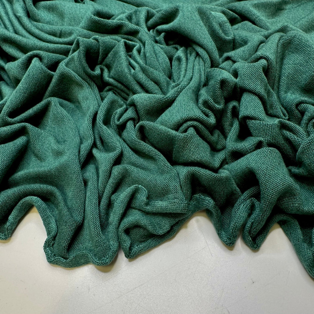 Christmas Tree Air Freshener - Rayon/Cotton Knit - Green - 3M Bundle - True Deadstock fabric Fabric by private - Sustainable Textile | FABCYCLE