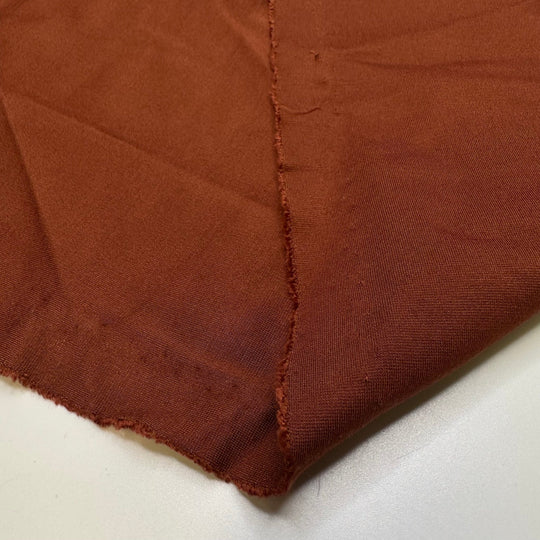 Cinnamon - Ponte Polyester Blend Knit - Dark Orange - Bundles - True Deadstock fabric Fabric by private - Sustainable Textile | FABCYCLE