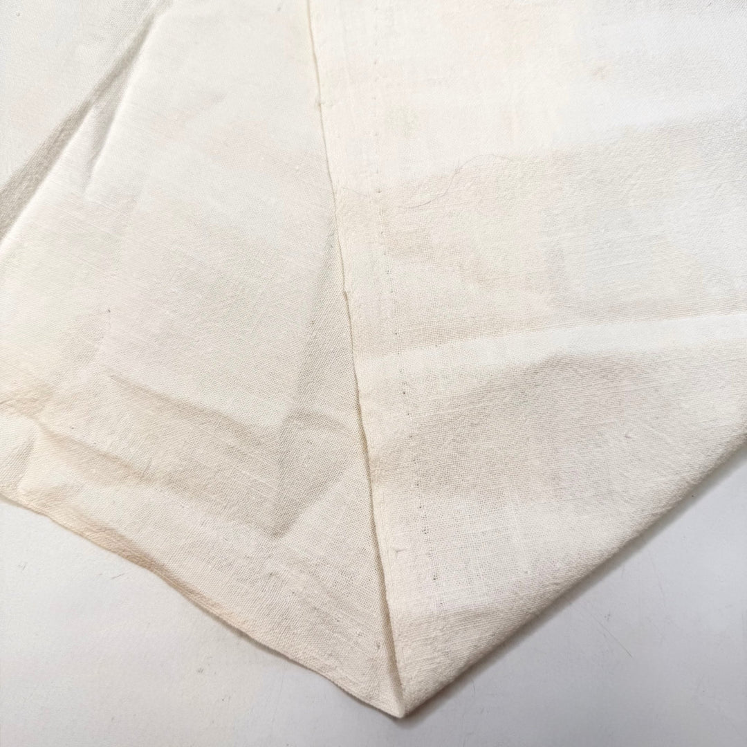 Clamshell Clutch - Cotton Woven - White - 0.95M Bundle - True Deadstock fabric Fabric by private - Sustainable Textile | FABCYCLE